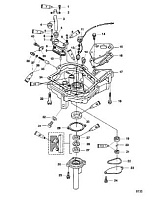 Маслосборник 4-Х ТАКТНОГО ПЛМ MERCURY 6 Серийный номер от 0R000001 до 0R067089