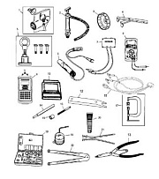 Инструменты (Часть 1) 4-Х ТАКТНОГО ПЛМ MERCURY 50 Серийный номер от 0P153500 до 0P400999