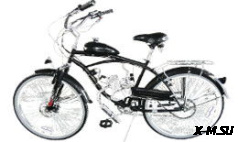 Велосипед 26" с веломотором MATTIAS GH-32605C (колеса 26, движок 50 (ДВС))