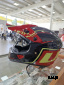 Шлем кроссовый HETOSHI UFD XD1-2 цв. Черно-бело-красный р. S