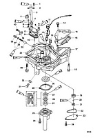 Маслосборник 4-Х ТАКТНОГО ПЛМ MERCURY 5 Серийный номер от 0R000001 до 0R067089