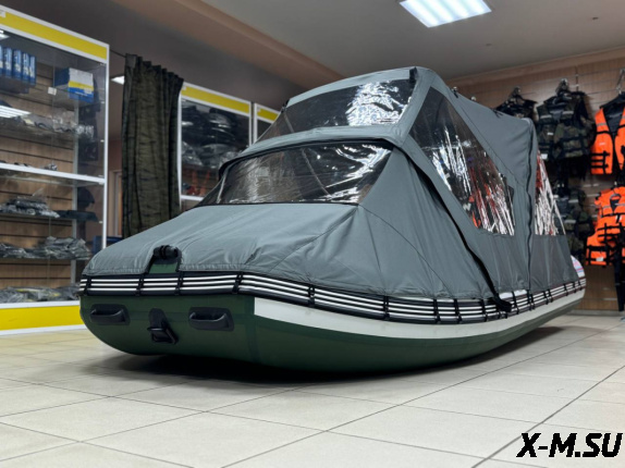 Ходовой комб. (носовой+основной) тент MISHIMO 390 LITE/PRO/LITE DF тем.серый (7)