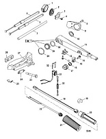 Рукоятка румпеля 2-Х ТАКТНОГО ПЛМ MERCURY 50EO Серийный номер от 0T980000 до 0T999999