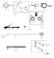 Инструменты (Часть 2)  4-Х ТАКТНОГО ПЛМ MERCURY 135 Серийный номер от 0P514869 и выше