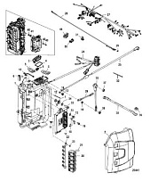 Электрические компоненты 4-Х ТАКТНОГО ПЛМ MERCURY 135 Серийный номер от 0P514869 и выше