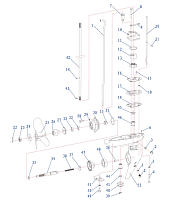 Нижний блок 4-Х ТАКТНОГО ПЛМ HIDEA F2,5