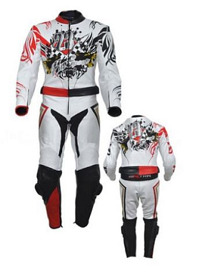 Комбинезон мотоциклетный (кожа) HIZER 353