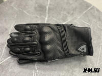 Перчатки взрослые REVIT XD2-56 с перфорацией цв. Черный р. XXL