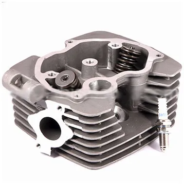 Головка цилиндра 4Т 163FML (CG200) D63,5 (d=27/31) в сборе (клапаны, пружины,све