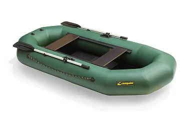 Лодка ПВХ Лидер "Компакт-265"-ГБС гермобаул и слани в комплекте